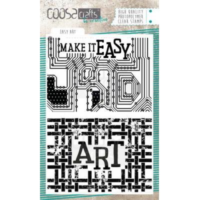 COOSA Crafts Clear Stamp - Easy Art